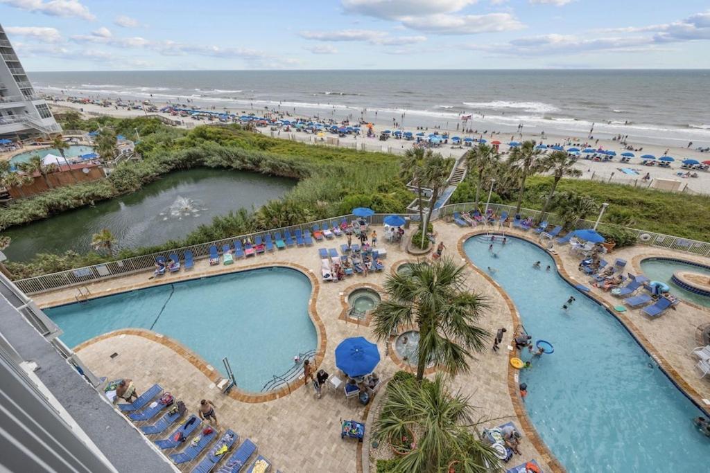 Direct Oceanfront- King Bedroom- Amazing Views/Pools/Hot Tubs/Beach Access/Golf Мертл-Біч Екстер'єр фото